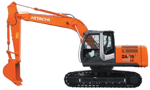 picture of a crawler-excavator